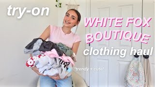 winter clothing haul  outfit inspo ft white fox boutique [upl. by Jordison386]