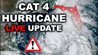 URGENT UPDATE Major CAT 4 Hurricane NOW EXPECTED Live Stream [upl. by Manthei]