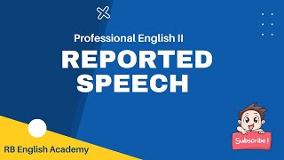 Reported Speech  English Grammar  rbenglishacademy2399 [upl. by Meurer]