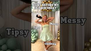 Night before my 18th birthday  VERY MESSY birthday vlog dance music london shorts [upl. by Marcin299]