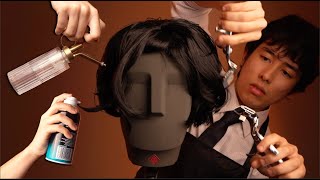 ASMR Real Haircut for Sleep 😴💈4K [upl. by Noinatrad612]