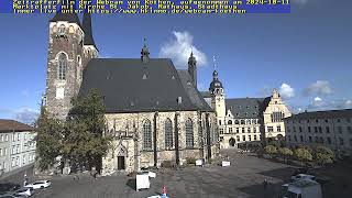 Webcam Marktplatz Köthen Zeitraffer vom 20241011 [upl. by Amikehs]