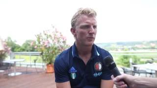 Trainingskamp Oostenrijk  interview Dirk Kuyt [upl. by Luella885]