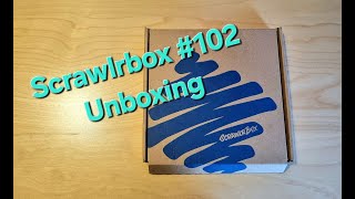 Scrawlrbox 102 February 2024 Unboxing  I Won a Giveaway [upl. by Naryt529]