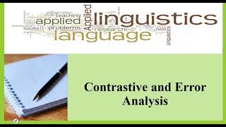 Error analysis and Contrastive analysis definition explanation in Urduhindivery easy concept [upl. by Ellennahs390]