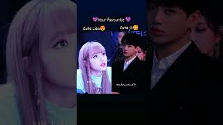 Naino wale ne cheda man ka pyala💜Whichone❤️ or 💜 jungkook btsarmy bts lisa blackpink [upl. by Early]