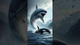 megalodon vs Animals vs Dinosaurs Giant Mosasaurus Orca Tiger [upl. by Asilenna270]