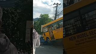 School bus accident new model secondary school pokhara aakha hospital chok 🥺😢😭sad accident bus [upl. by Gannes928]