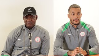 BENIN VS NIGERIA SUPER EAGLES PRESS CONFERENCE [upl. by Anigue757]