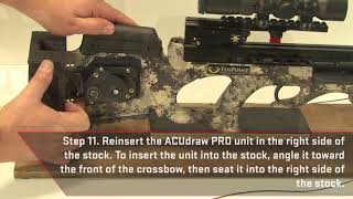 How to Replace an ACUdraw PRO Cocking Device Power Spring  TenPoint Crossbows [upl. by Zerlina917]