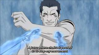 Aoba vs Kisame Secret Technique Stone Needles [upl. by Ernald]