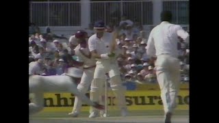 PHIL DeFREITAS c DESMOND HAYNES b ROGER HARPER 0 ENGLAND v WEST INDIES T5 D3 THE OVAL AUGUST 6 1988 [upl. by Leclair790]