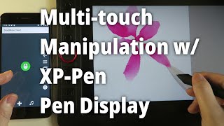 Quick Demo Using Multitouch Manipulation with XPPen Pen Display Artist 12 Pro [upl. by Siuoleoj]