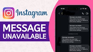 How To Solve Message Unavailable on Instagram  Fix Message Unavailable [upl. by Man701]