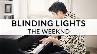 Blinding Lights  The Weeknd  Piano Cover  Sheet Music [upl. by Kaitlynn]