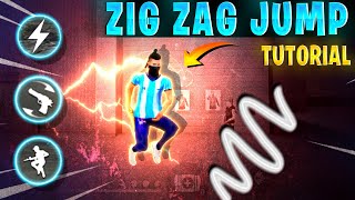 ZIG ZAG Jump Tutorial  ZIG ZAG Movement Free Fire  QUALITY 69 [upl. by Olwen]