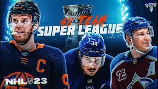 48 TEAM CUSTOM LEAGUE FRANCHISE  Episode 5 NHL 23 [upl. by Lyrak]