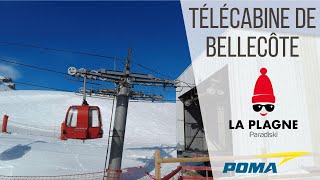 Télécabine de Bellecôte  La Plagne [upl. by Ermin]