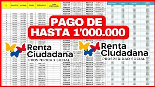 Listado Link PagosActa Fecha 1000000 3 Pago Renta Ciudadana en Septiembre [upl. by Kraus845]