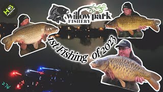 274 Willow Park Fishery 1st Fishing Of 2023 [upl. by Leboff]