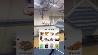 Now I’m hungry 😂 ballislife basketball hoops food viral athlete trending bball shorts [upl. by Ragas]