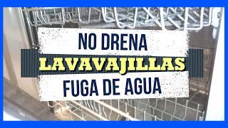 🤷‍♀️ LAVAVAJILLAS NO SACA EL AGUA Prueba 1 que debes hacer [upl. by Elyrrad]