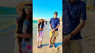 Fun at Beach with my Dad 💃🥁shorts trending ytshorts dharalaprabhu [upl. by Lula187]