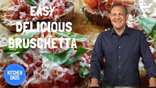 Easy Bruschetta Recipe with Cherry Tomatoes [upl. by Emelin]