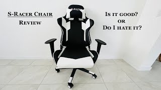 How to Assemble Homall SRacer Gaming Office Chair Steps 1 thru 13 [upl. by Nylleoj]