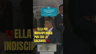 ‼️POR INDISCIPLINA LA SACARON‼️ 4t amlo morena politica claudiasheinbaum datopolitico méxico [upl. by Theurer]