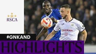 HIGHLIGHTS KRC Genk  RSC Anderlecht  20222023 [upl. by Nedla]