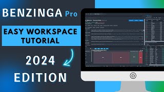 Benzinga Pro Workspace Tutorial Simple Breakdown daytrading [upl. by Caughey909]