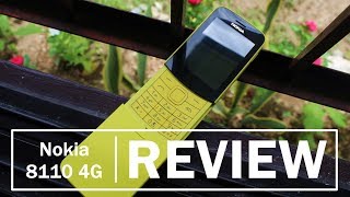 REVIEW Nokia 8110 4G Going bananas all over again [upl. by Uranie]