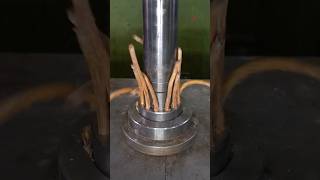 Reeses Chocolate Vs Hydraulic Press 🫣😱🤤 hydraulicpress satisfying candy crushing asmr [upl. by Anitsej]