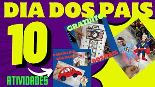 🟡DIA DOS PAIS 2024❤️10 Atividades incríveis para Educação Infantil [upl. by Ashelman120]