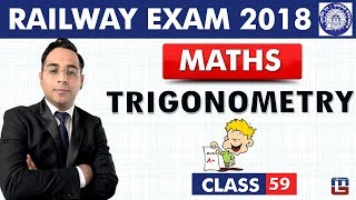 Trigonometry  Maths  Class  59  RRB  Railway ALP  Group D  9 PM [upl. by Ellennaj]