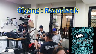 Giyang  Razorback Cavinti United Musicain Cover Live Recording [upl. by Revilo677]