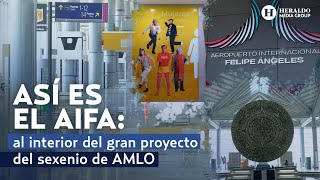 ¡Qué elegancia la del AIFA Así luce el nuevo AEROPUERTO de SANTA LUCÍA 😍🛫 [upl. by Brittaney]