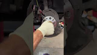 Wheel Bearing Service broken car cars asmr automobile diy mechanic repair mercedes fix [upl. by Natsyrt]