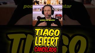 Tiago Leifert responde cancelamento tiagoleifert vinijr boladeouro realmadrid [upl. by Nauwaj]