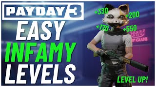 Payday 3 Easy Infamy Points YOU NEED FARM [upl. by Ativahs]