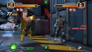 Mcoc R5 Hyperion Gameplay Vs RoL Winter Soldier [upl. by Donnell]