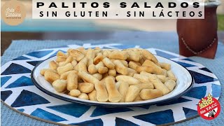 Palitos salados Sin Gluten y sin Lácteos [upl. by Panther]