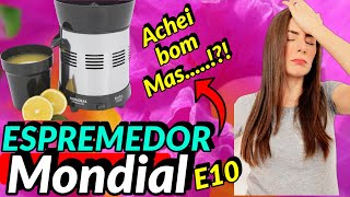 ✅ Extrator de Suco Mondial E10 Turbo 250W é Bom  Vale a Pena [upl. by Bridges296]