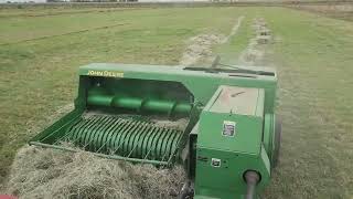 Rebaling Hay The Old Fashioned Way [upl. by Manning]