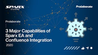 3 Major Capabilities of Sparx EA and Confluence Integration  Prolaborate  2020 [upl. by Martica]