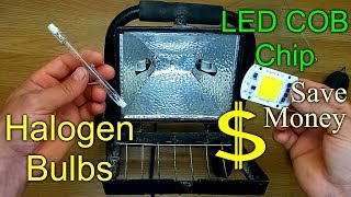 Converting Halogen Work Light to LED [upl. by Yleve]