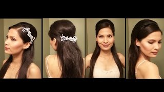 Poof Teased Bouffant Half Up Hairstyles [upl. by Morganne]