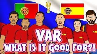 📺VAR📺 WHAT IS IT GOOD FOR Portugal amp Spain dont know Ronaldo elbow Cedric handball Aspas Goal [upl. by Nehcterg]