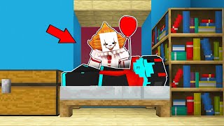 Killer Clown is Outside My House in Minecraft [upl. by Abra]